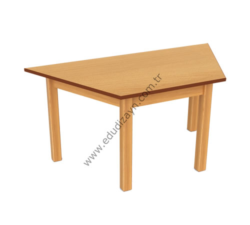 Trapez Masa (Kayın)