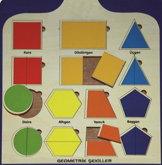 Geometrik Şekiller Yapboz