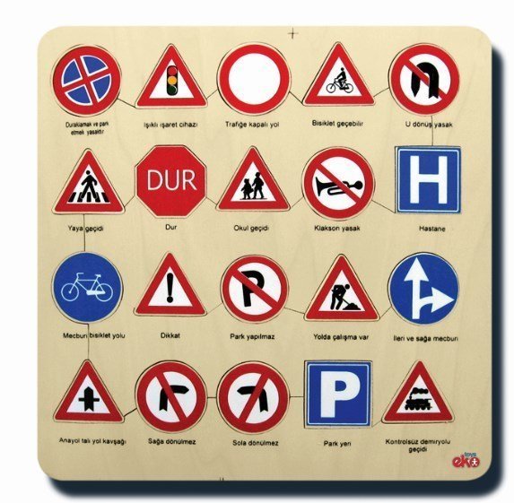 Trafik İşaretleri Yapboz