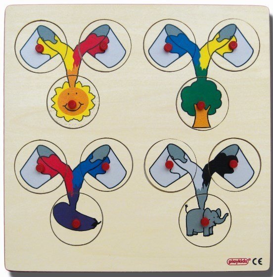 Renk Karıştırma Yapboz