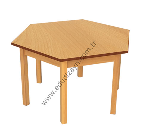 Altıgen Masa (Kayın)