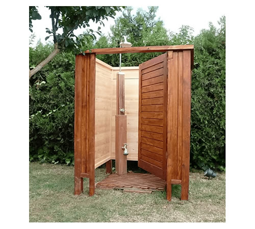 Ahşap Duş Kabini