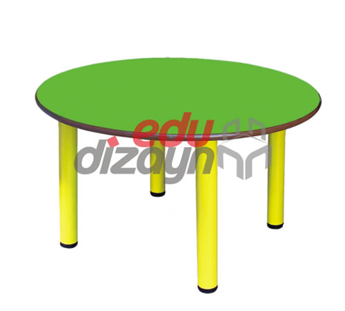 Metal Ayak Daire Masa